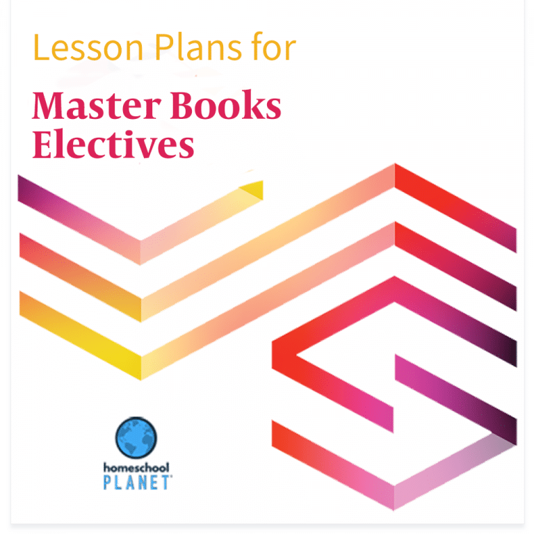 Master Books Electives lesson plan button for Homeschool Planet