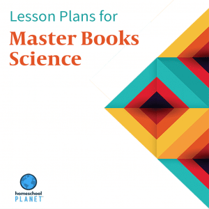 Master Books Science lesson plan button for Homeschool Planet
