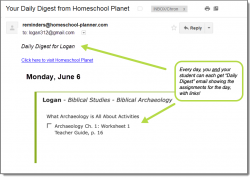 Homeschool Planet Master Books Biblical Studies Daily Digest button