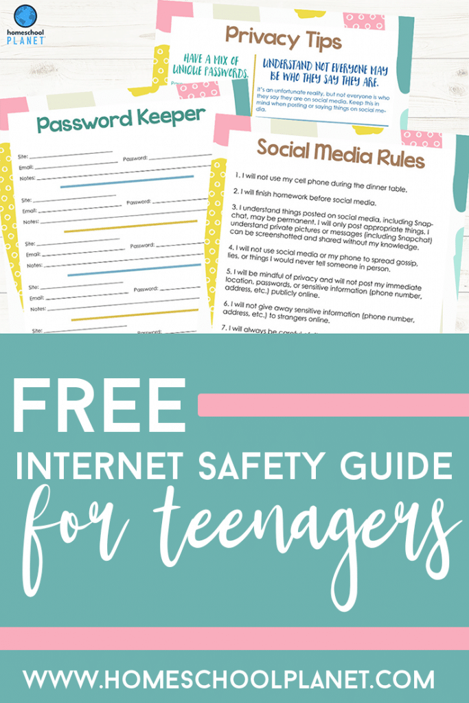 Free Internet Safety Guide and Social Media Rules for Teenagers