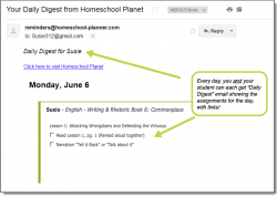 Homeschool Planet Writing & Rhetoric Daily Digest button