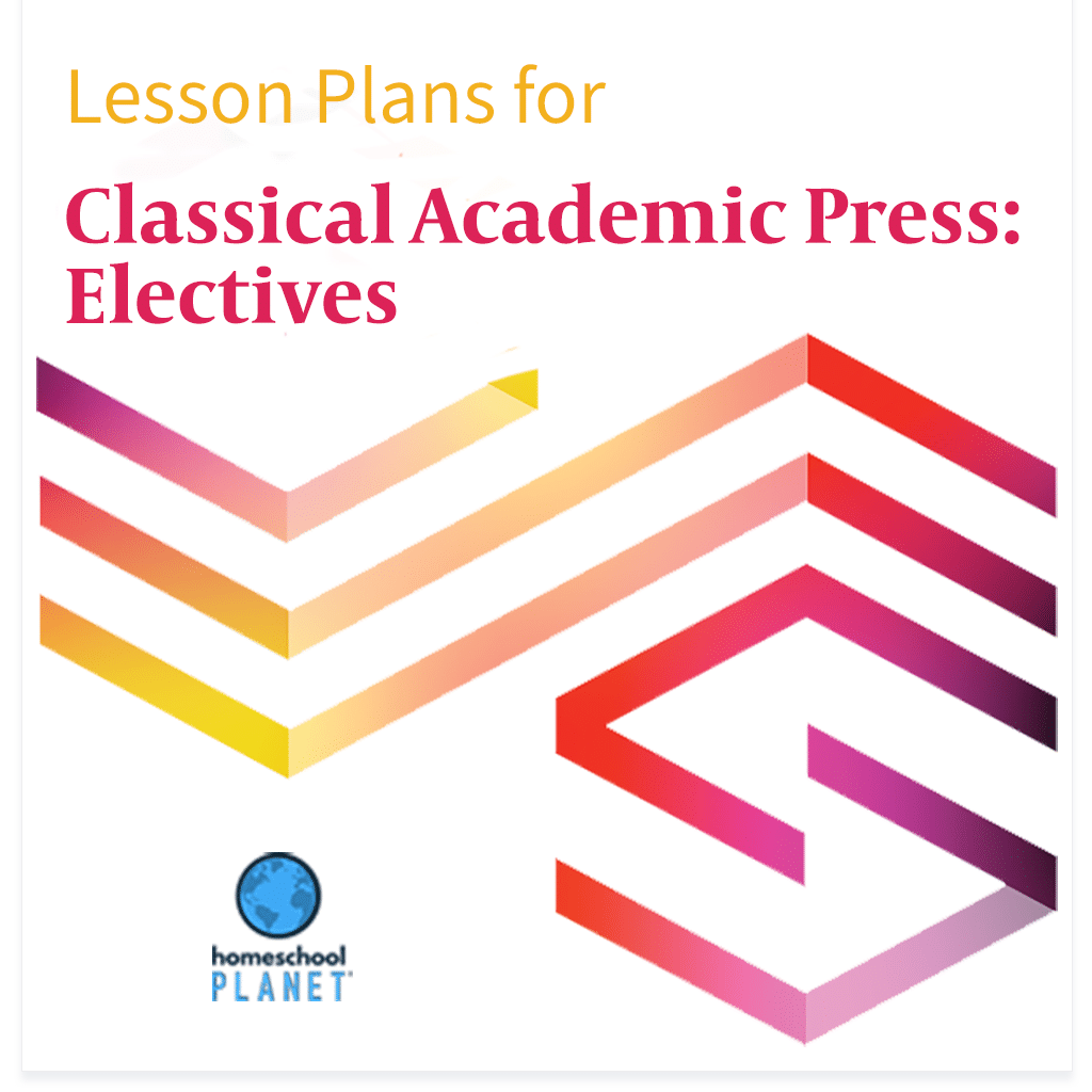 Homeschool Planner Classical Academic Press: Electives lesson plan button