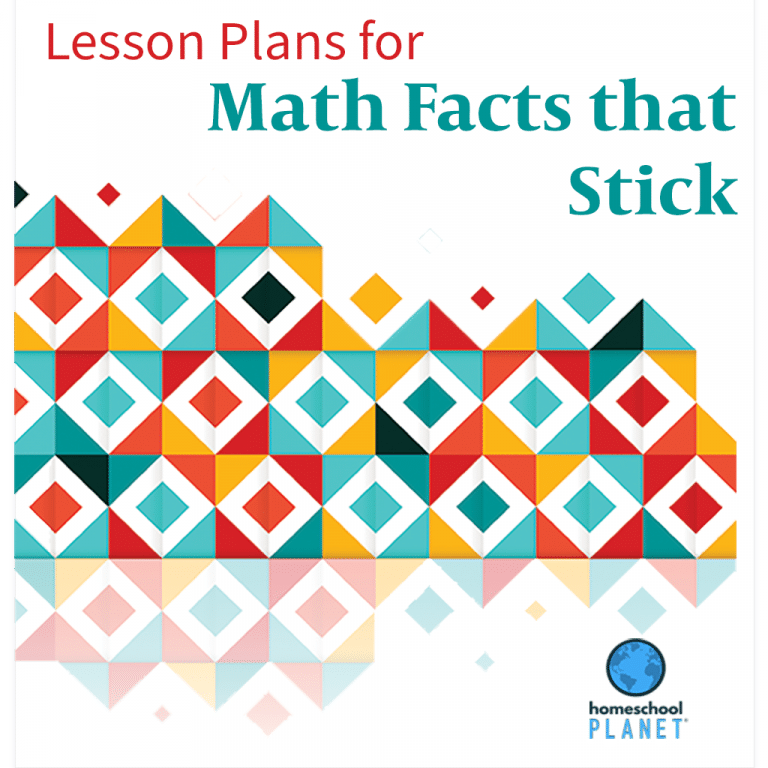 Homeschool Planner Math Facts that Stick lesson plan button