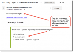 Homeschool Planet Algebra & Trig Daily Digest button