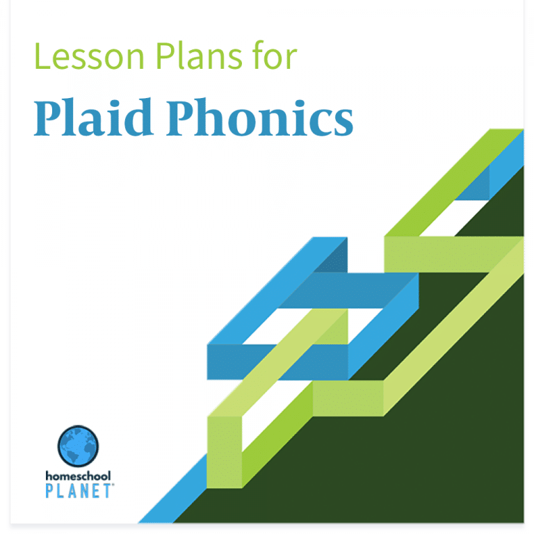 Homeschool Planet Plaid Phonics lesson plans button