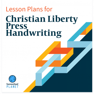 Homeschool Planet CLP Handwriting lesson plans button
