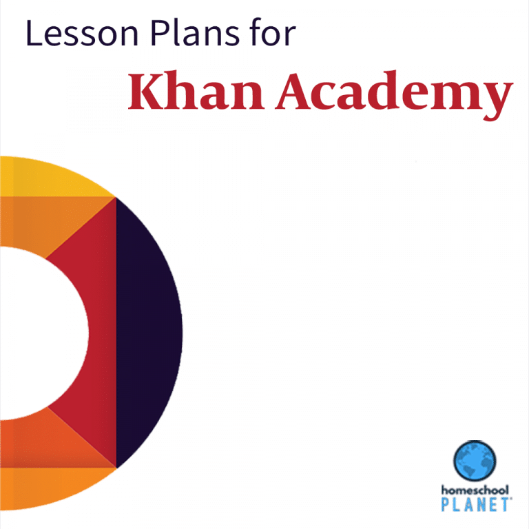 Khan Academy lesson plans for Homeschool Planet cover image
