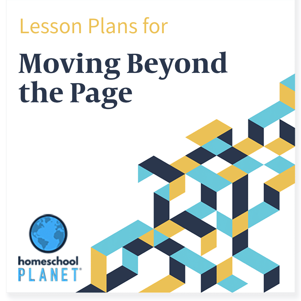 Moving Beyond the Page lesson plans for Homeschool Planet cover image