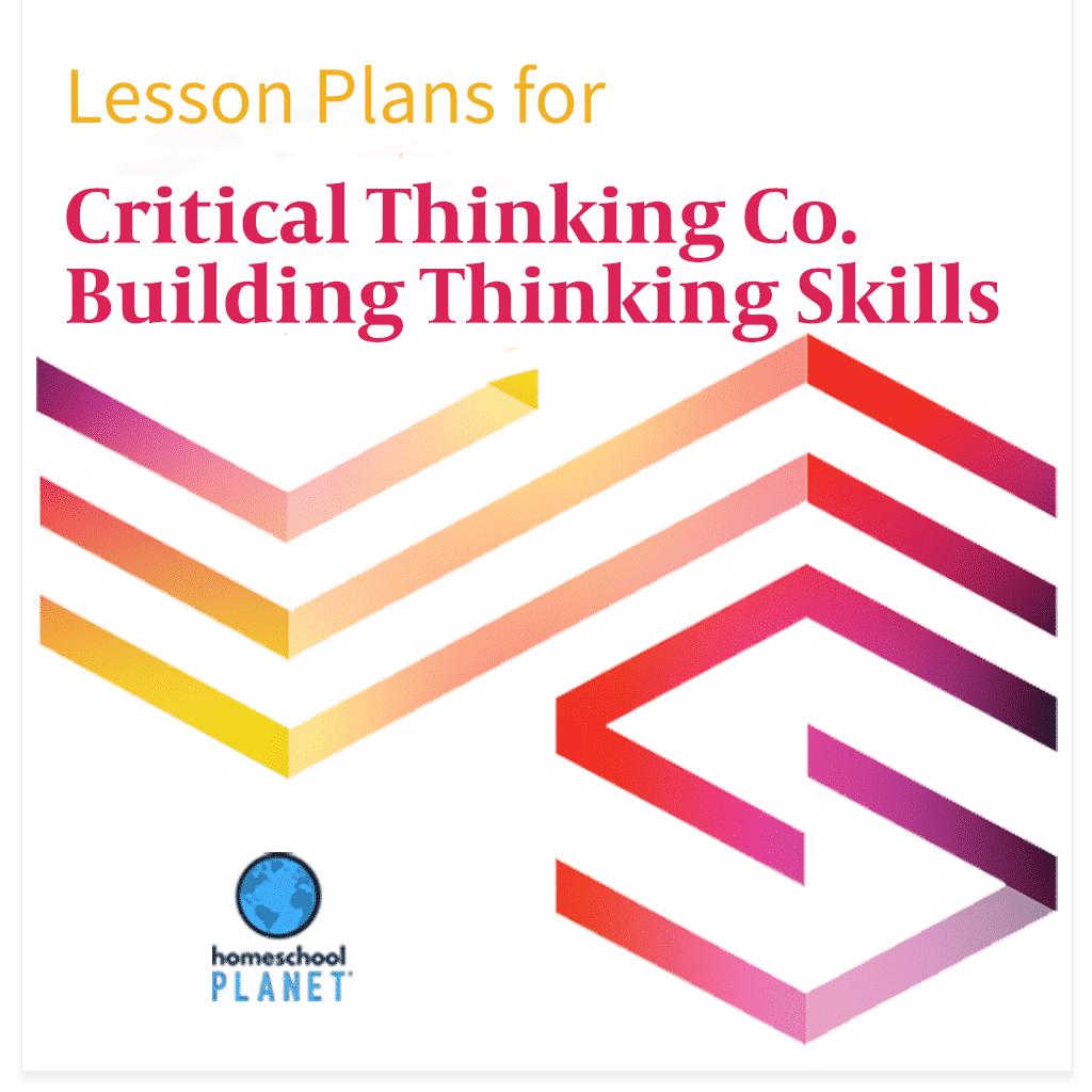Building Thinking Skills lesson plan cover for Homeschool Planet