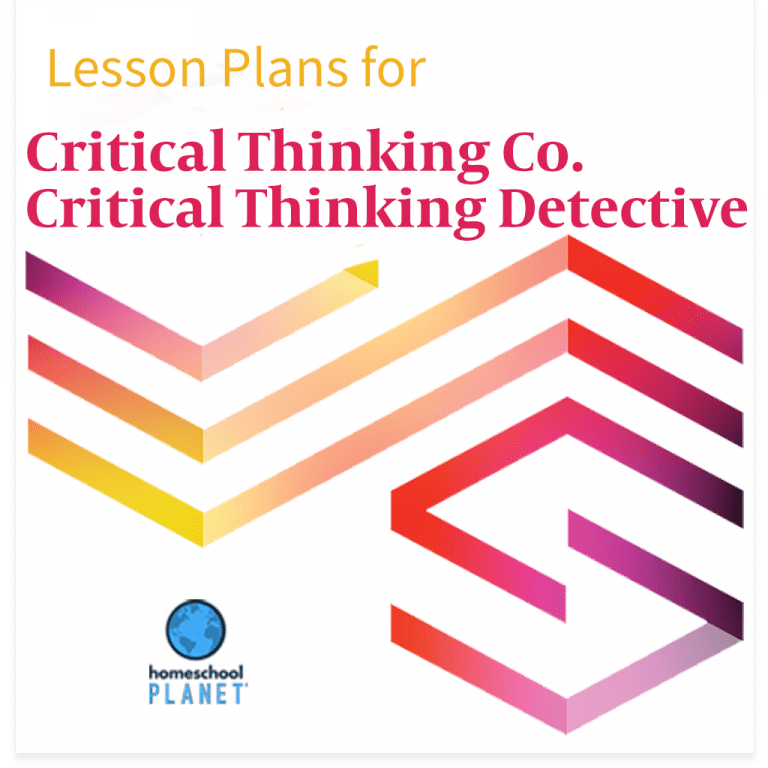 Critical Thinking Detedtive lesson plan cover for Homeschool Planet