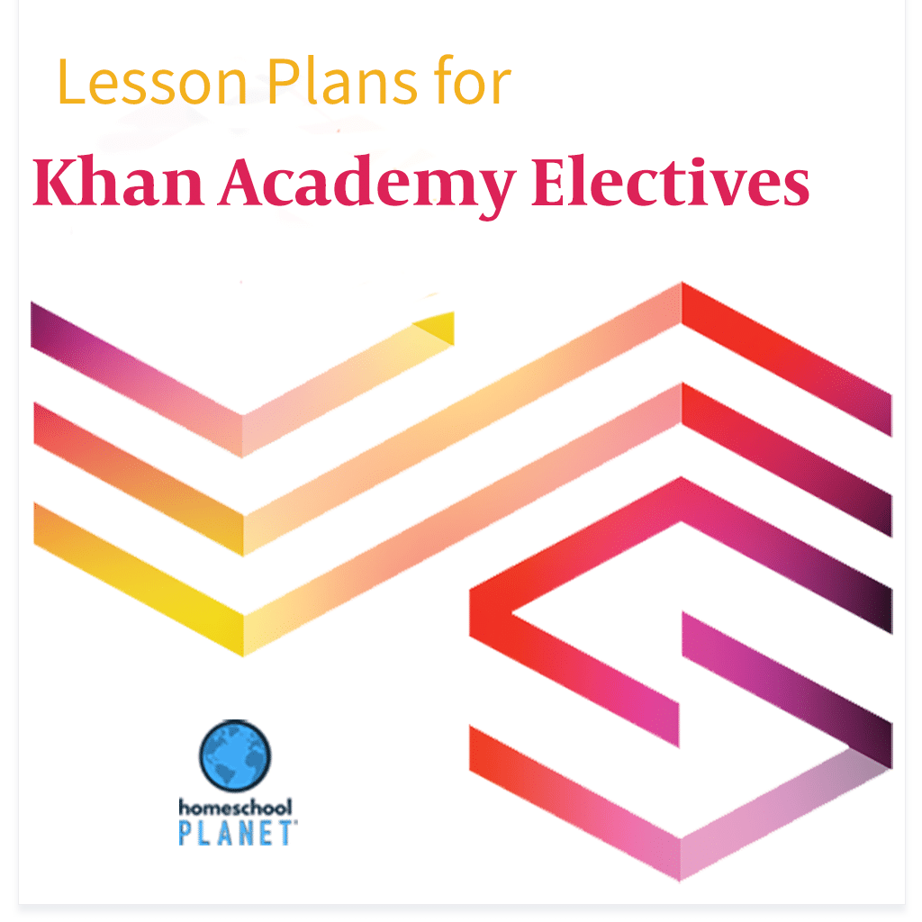 Khan Academy electives lesson plan cover for Homeschool Planet