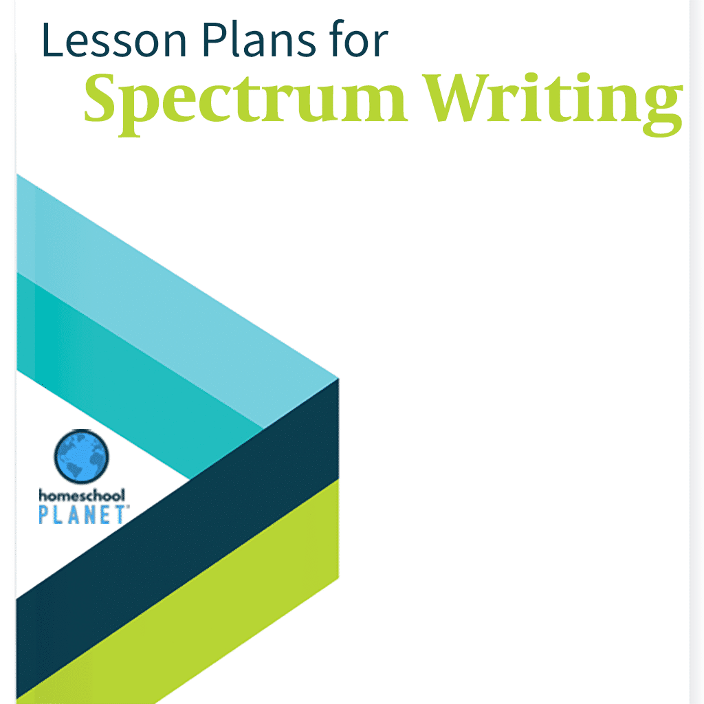 Homeschool Planet Spectrum Writing lesson plans button