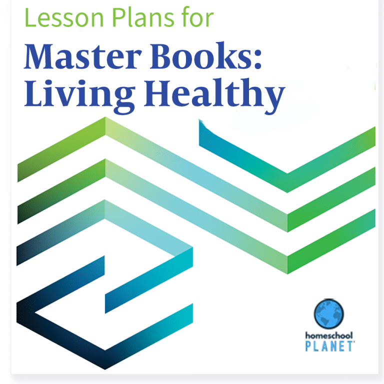 MasterBooks Living Healthy lesson plan cover for Homeschool Planet