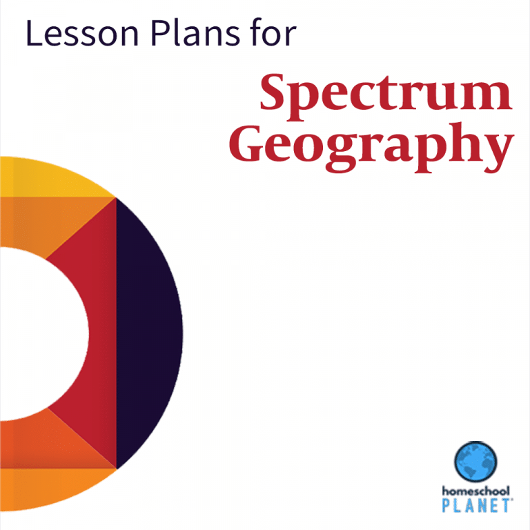 Spectrum Geography lesson plans for Homeschool Planet cover image
