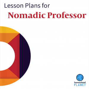The Nomadic Professor lesson plans for Homeschool Planet cover image
