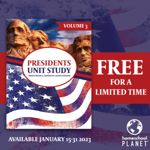 Presidents Unit Study Promo for Homeschool Planet image