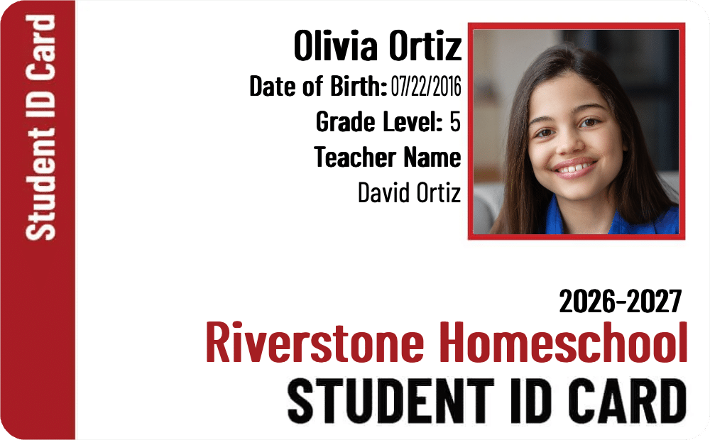 Red Student ID Card thumbnail