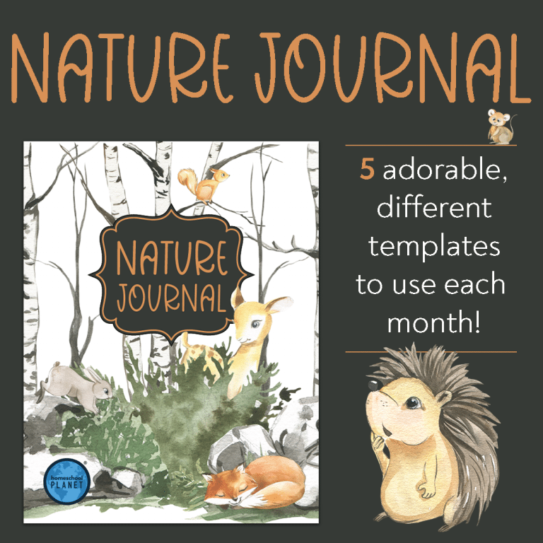 Homeschool Planet Nature Journal Cover image