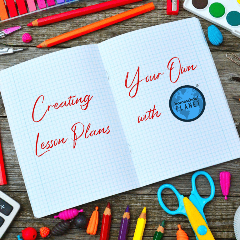 Creating Your Own Lesson Plans with Homeschool Planet