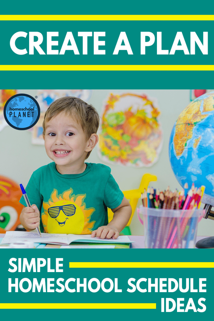 create a simple homeschool schedule