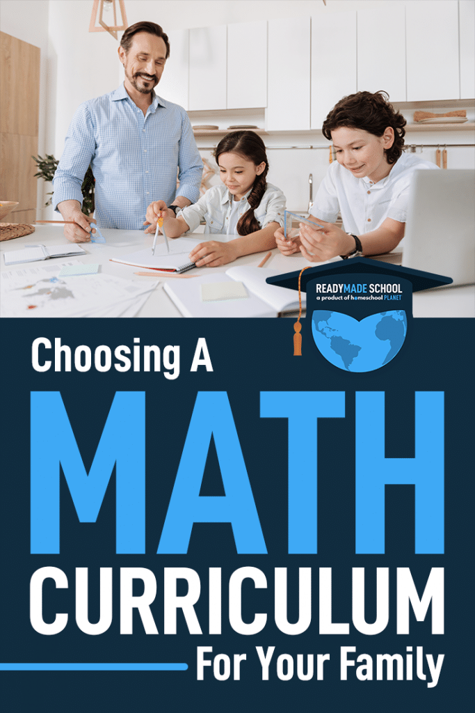 choosing a math curriculum for your family with Homeschool Planet image