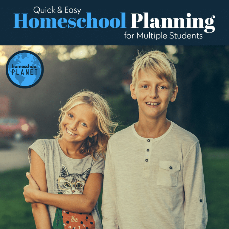 Quick and Easy Homeschool Planning for Multiple Students