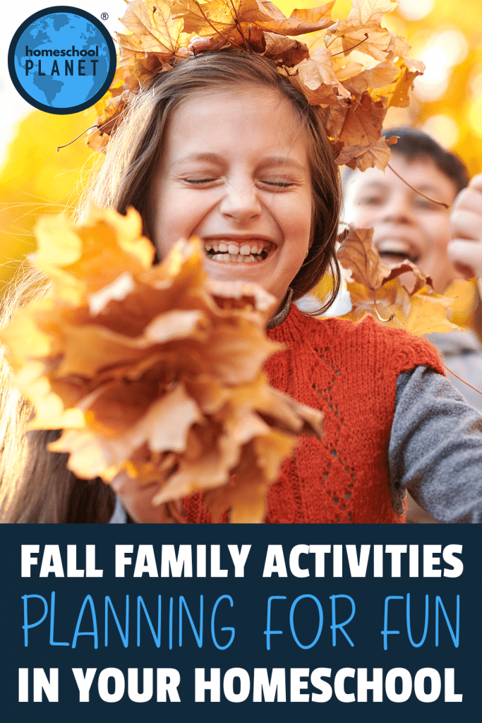 family enjoying fall activities