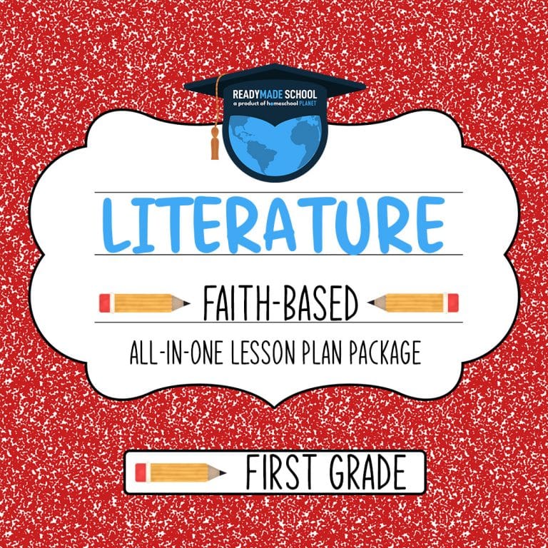 Literature Faith Based - 1st grade All-In-One Lesson Plan Package from Homeschool Planet
