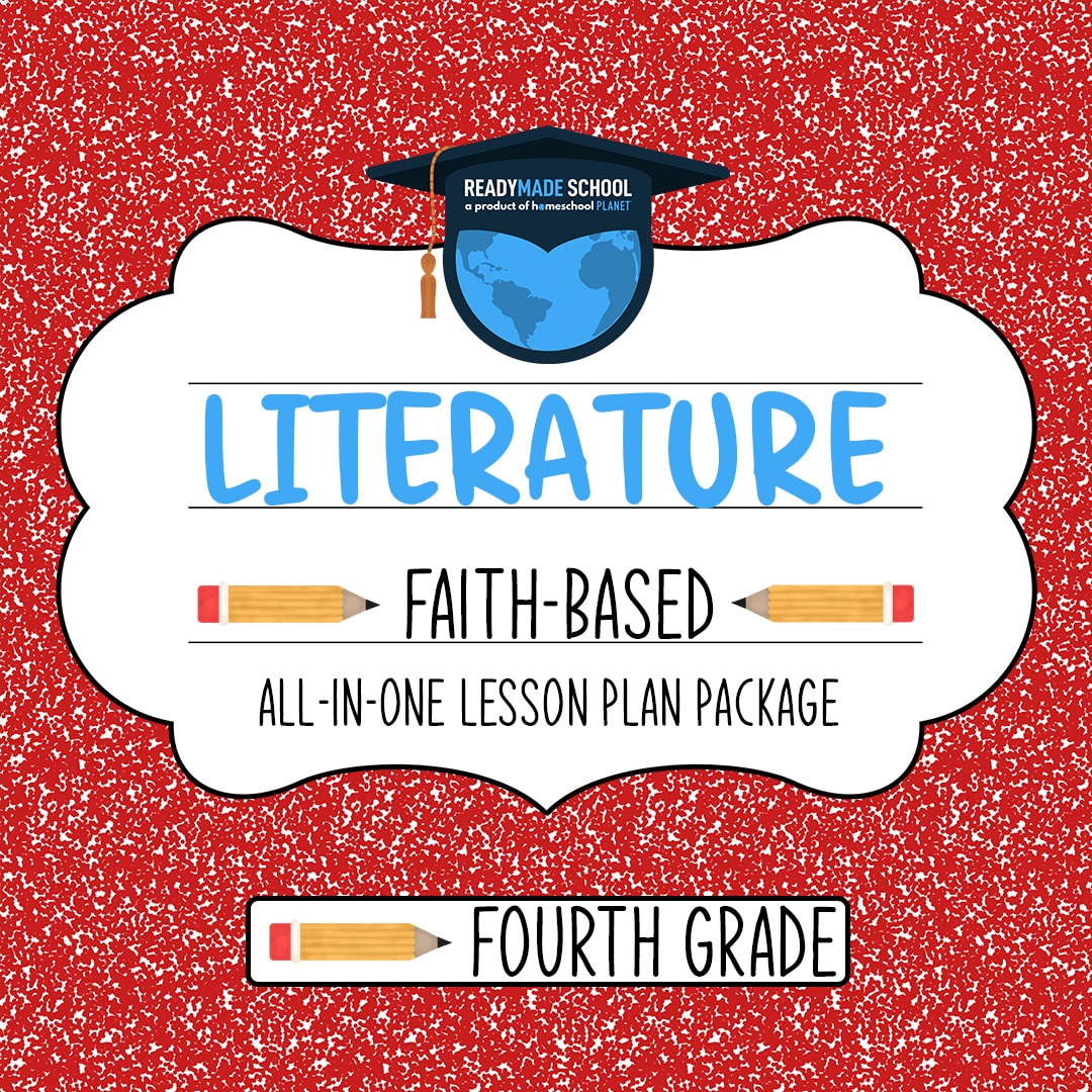 Literature Faith Based - fouth grade All-In-One Lesson Plan Package from Homeschool Planet