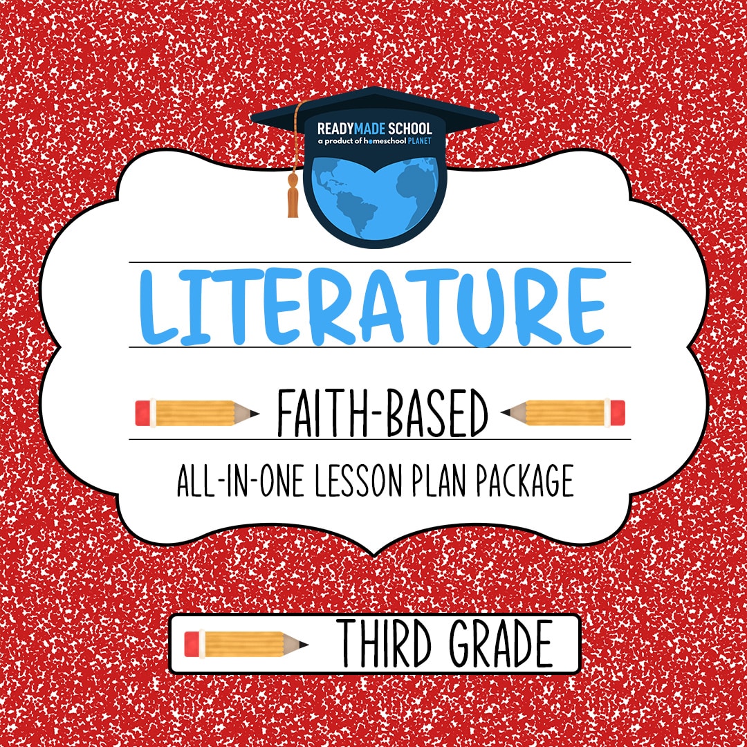 Literature Faith Based - third grade All-In-One Lesson Plan Package from Homeschool Planet