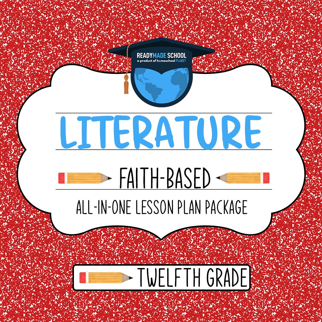 Literature Faith Based - twelfth grade 2 All-In-One Lesson Plan Package from Homeschool Planet