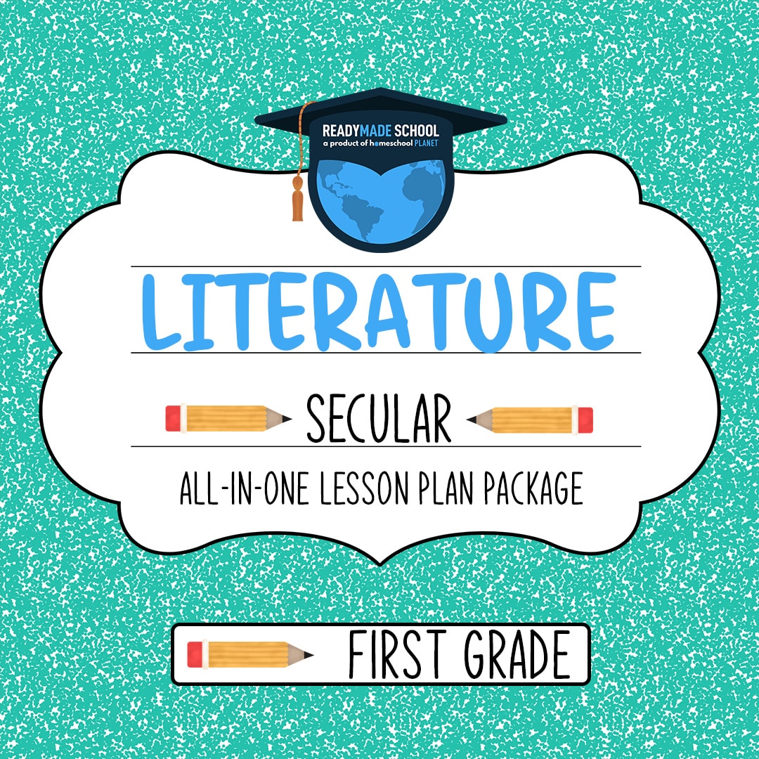 Literature Secular - first grade All-In-One Lesson Plan Package from Homeschool Planet