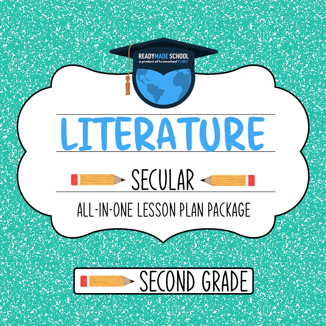 Literature Secular - second grade All-In-One Lesson Plan Package from Homeschool Planet