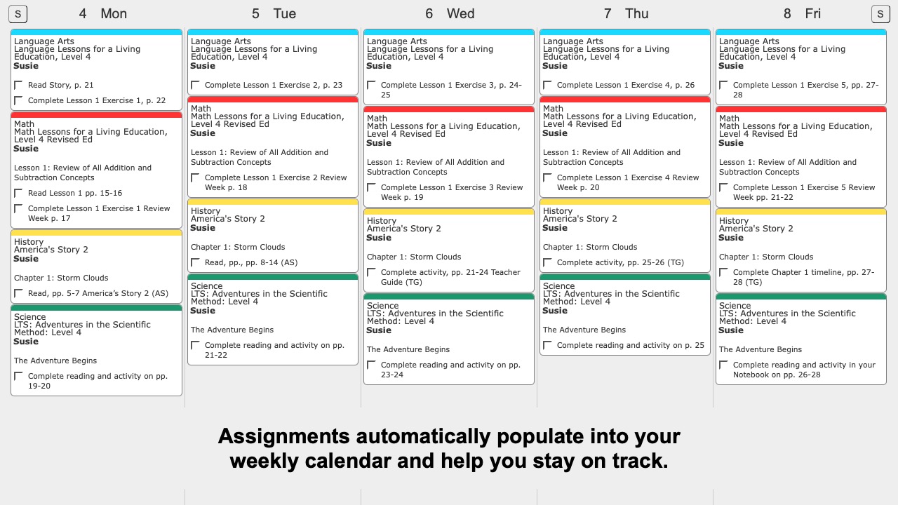 Master Books 4th Grade Set