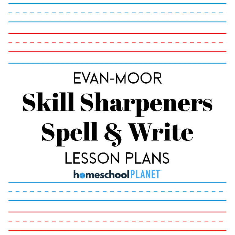 Evan-Moore Skill Sharpeners Spell & Write lesson plans Cover Image from Homeschool Planet