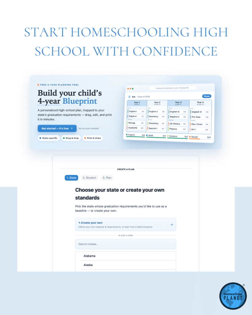 in side look at online high school planning tool