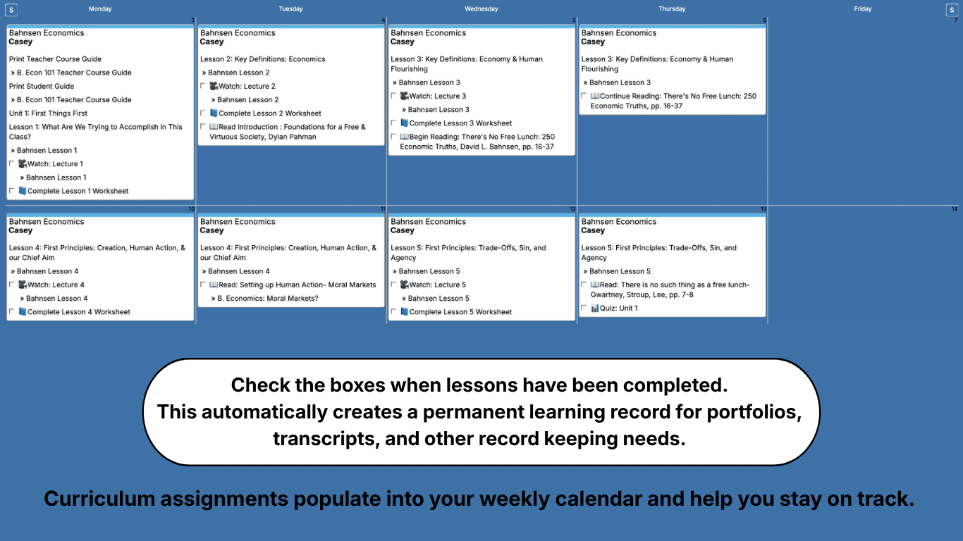 Turning Point Economics Weekly View