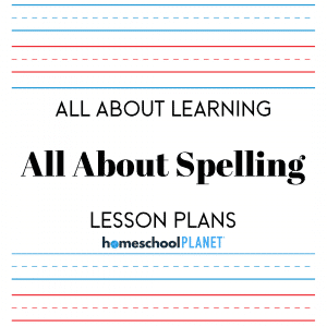 All About Spelling lesson plan button for homeschool planet