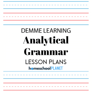 Analytical Grammar lesson plan button for homeschool planet
