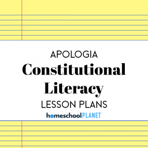 Homeschool Planner Apologia Constitutional Literacy lesson plans button