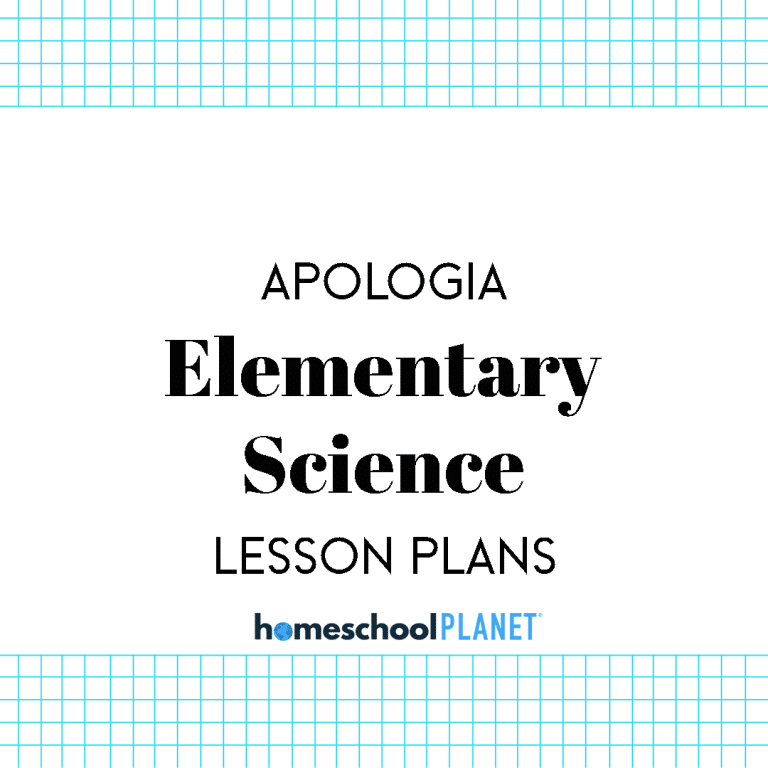 Apologia Elementary Science Lesson Plans for Homeschool Planet Cover Image