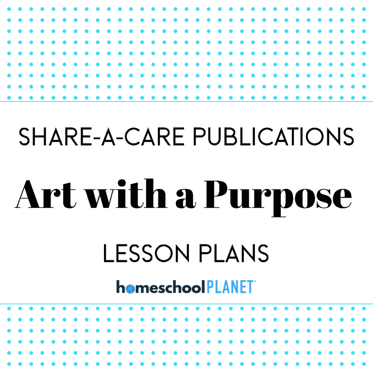 Homeschool Planet Art with a Purpose lesson plan button