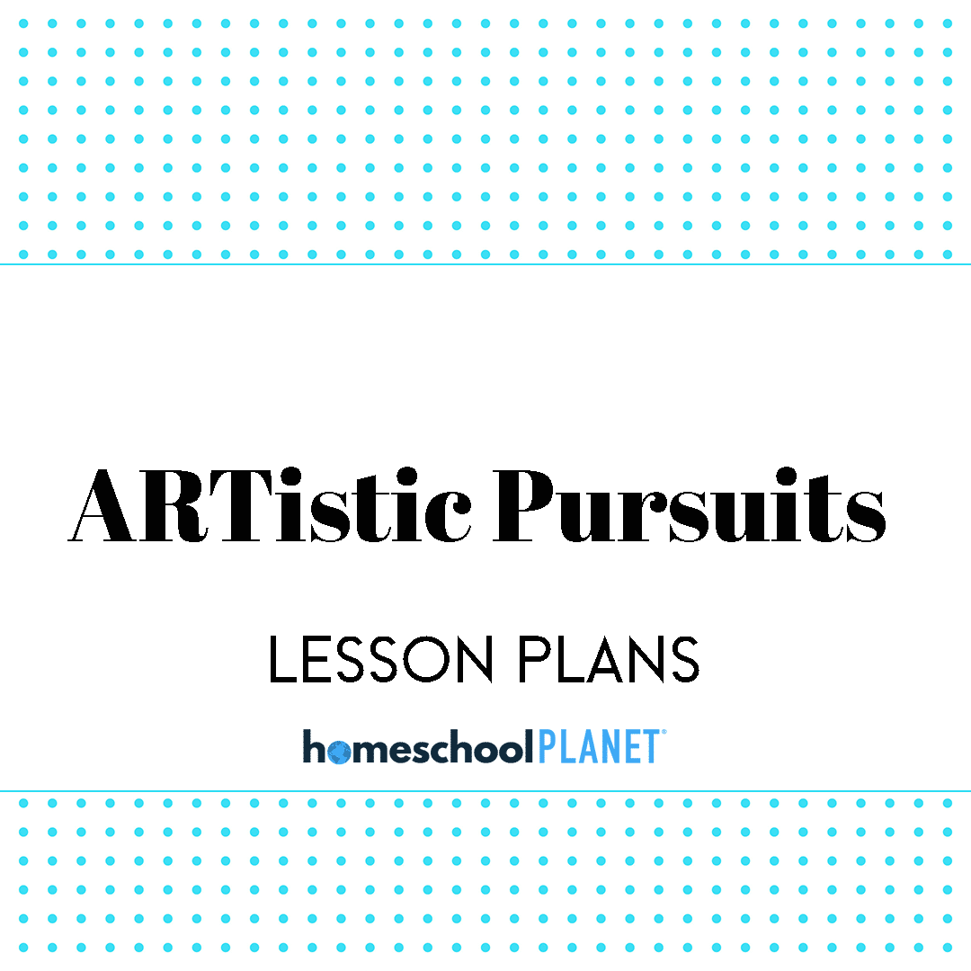 Homeschool Planet Artistic Pursuits lesson plans button