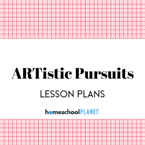 Homeschool Planet Artistic Pursuits lesson plans button