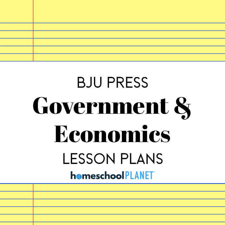 BJU Press Government & Economics