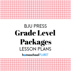 BJU Press Multi Subject Lesson Plan Family lesson plan cover image button for Homeschool Planet