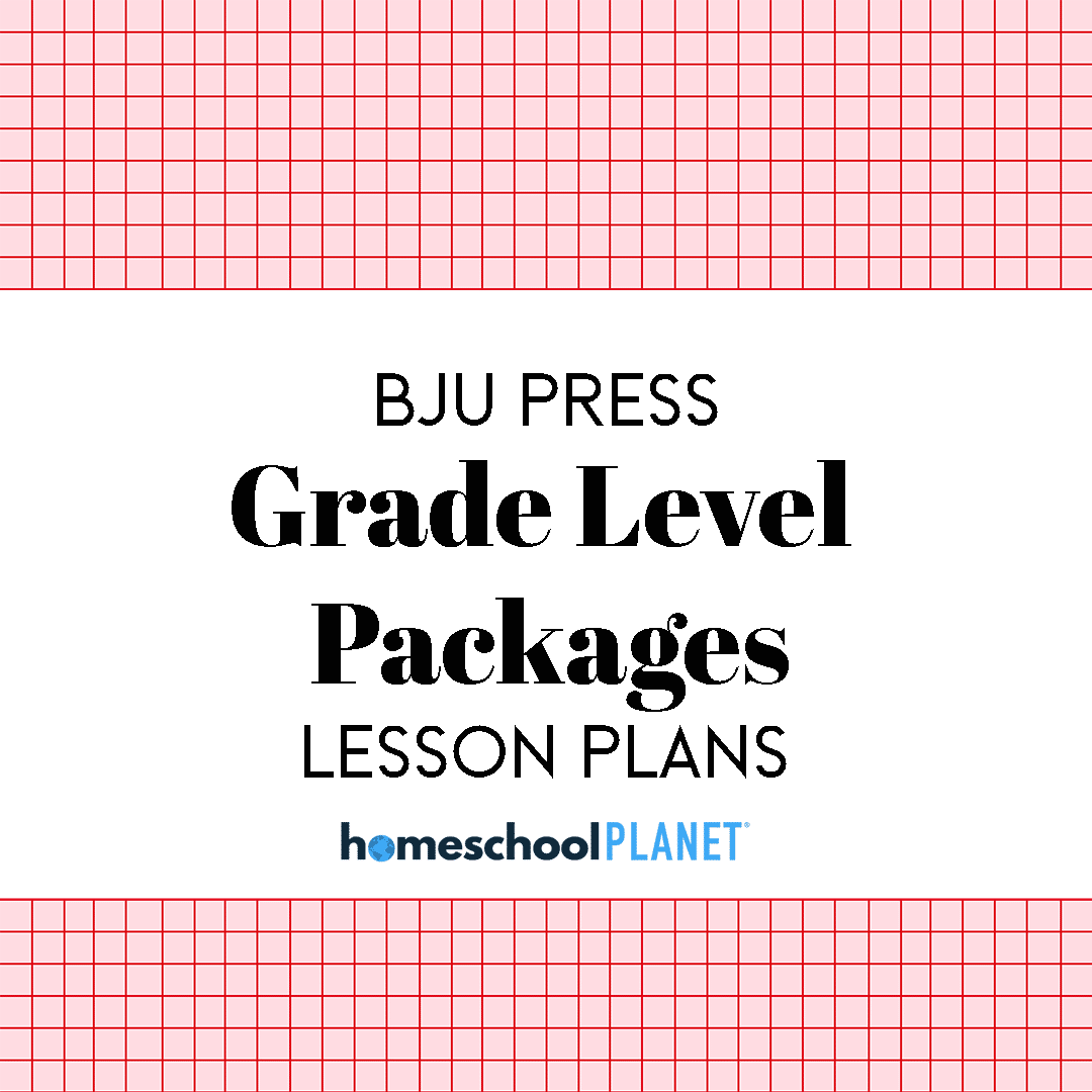 BJU Press Multi Subject Lesson Plan Family lesson plan cover image button for Homeschool Planet