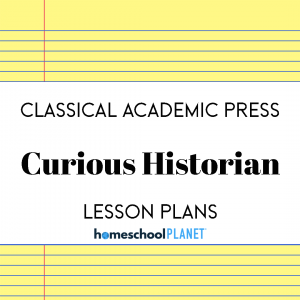 Curious History lesson plans for Homeschool Planet cover image