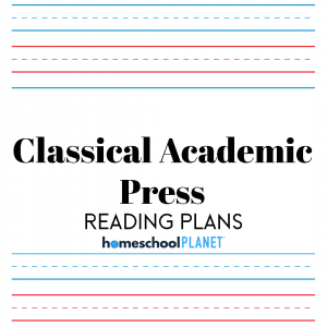 Homeschool Planner reading plan button for Classical Academic Press: Literature Titles