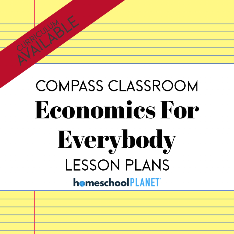 Homeschool Planet Economics for Everybody lesson plans and curriculum button